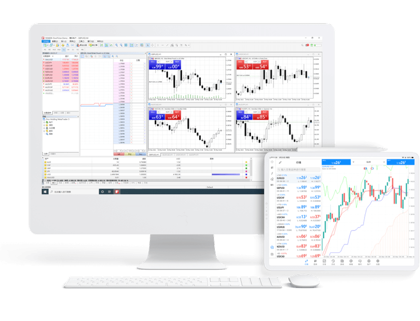 ดาวน์โหลดแพลตฟอร์มการซื้อขาย MetaTrader 5 (MT5) บนเดสก์ท็อปและมือถือ